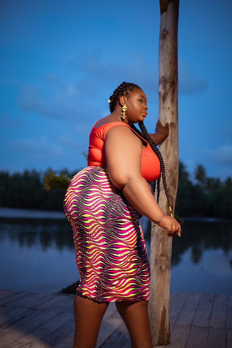 Jupe moulante Joumana – Ibilola - Main Image