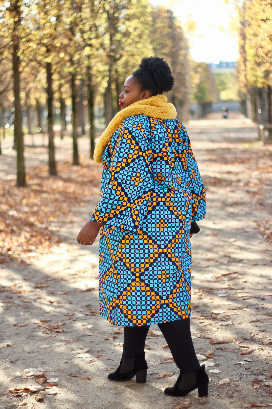 L'arrivée d'Adéniyi notre kimono grande taille en Wax