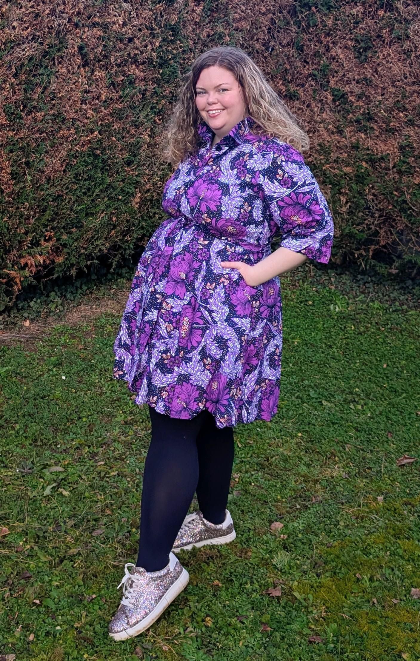 Emma - Robe Chemise Wax Longueur Mini