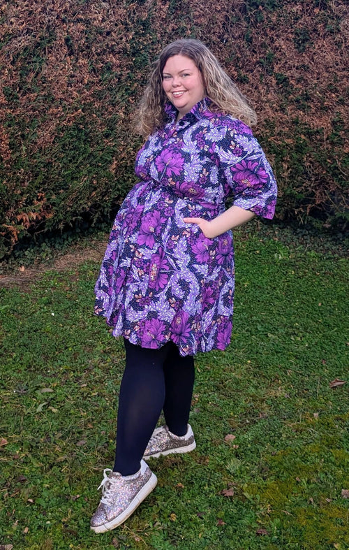 Robe Chemise Emma - Imprimé Lula - Longueur Mini - Taille 40/42