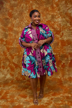Charger l'image dans la galerie, Robe chemise Emma x Atchoké - Imprimé Luki