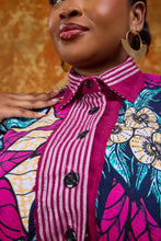 Charger l'image dans la galerie, Robe chemise Emma x Atchoké - Imprimé Luki