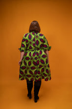 Charger l&#39;image dans la galerie, Robe Nandi - Imprimé Kribi - Longueur Midi - Taille 44/46