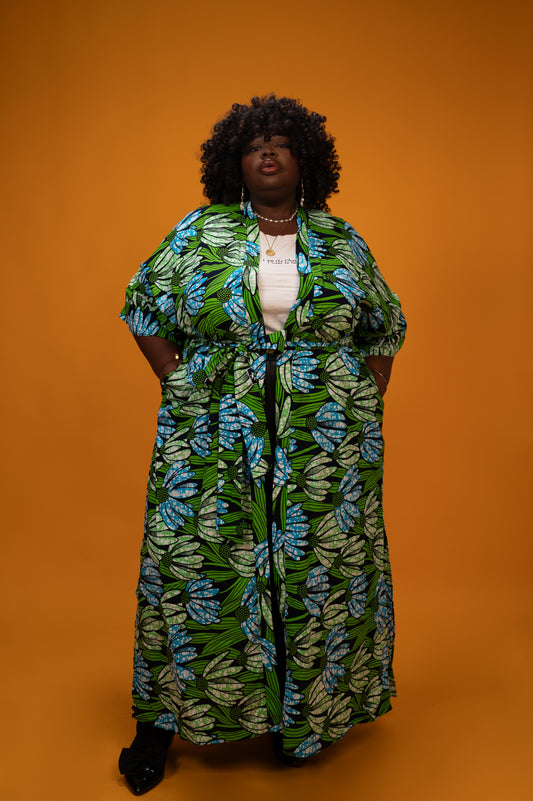 Karim - Kimono Wax Longueur Maxi