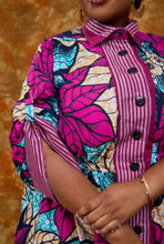 Charger l'image dans la galerie, Robe chemise Emma x Atchoké - Imprimé Luki