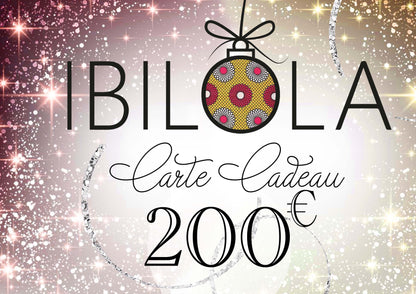 Carte-cadeau Ibilola