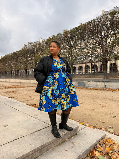 Diorinda - Robe Wax Longueur Mini
