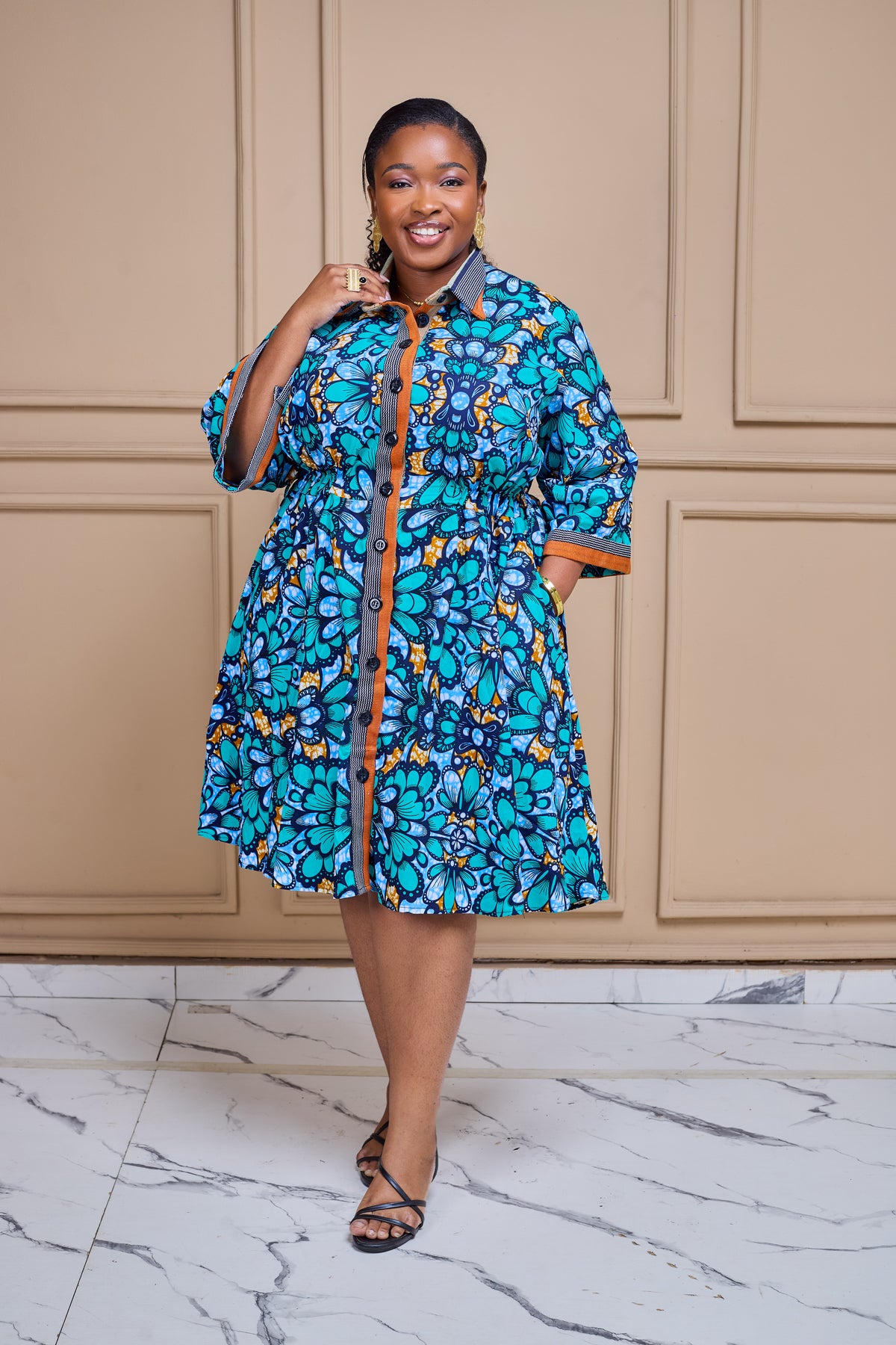 Emma - Robe Chemise Wax & Atchoké (Comé)