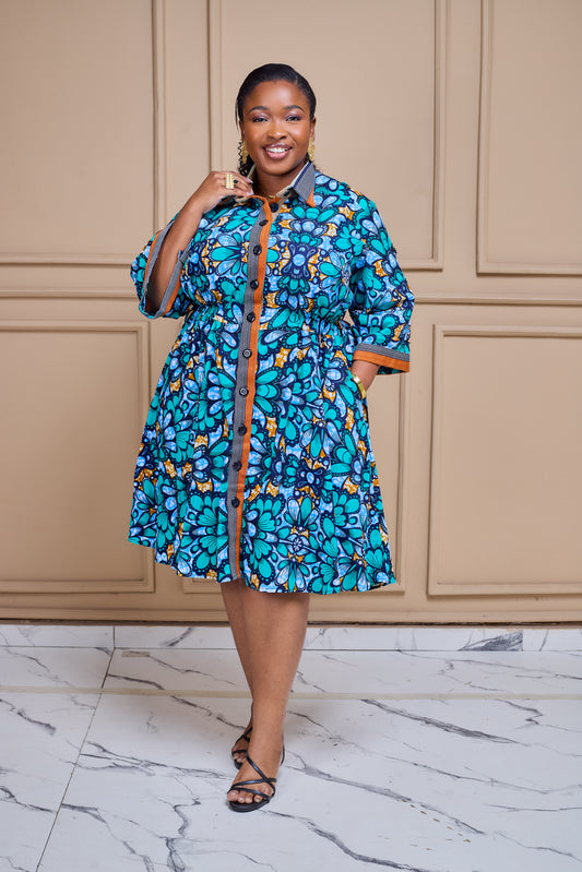 Emma - Robe Chemise Wax & Atchoké (Comé)