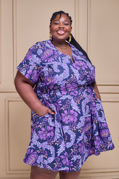 Diorinda - Robe Wax Longueur Midi