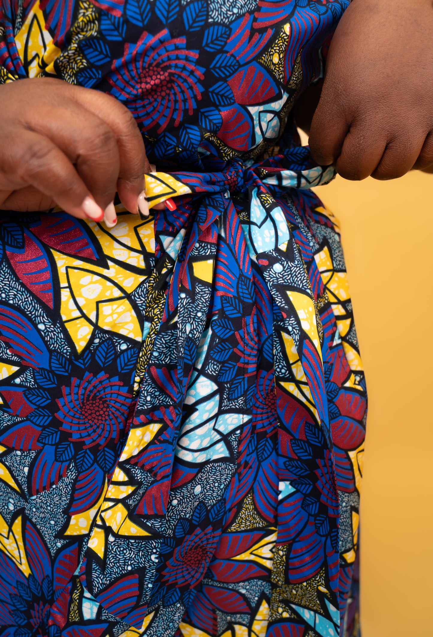 Diorinda - Robe Wax Longueur Mini