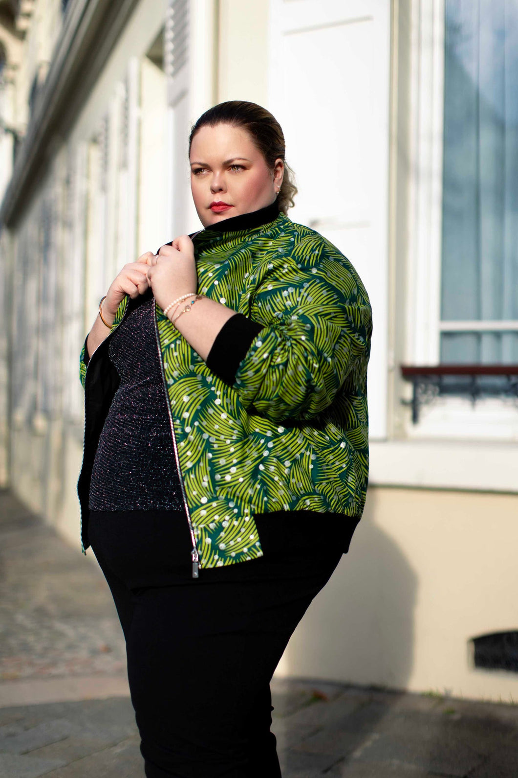 Bombers Winston - Imprimé Bambey vert