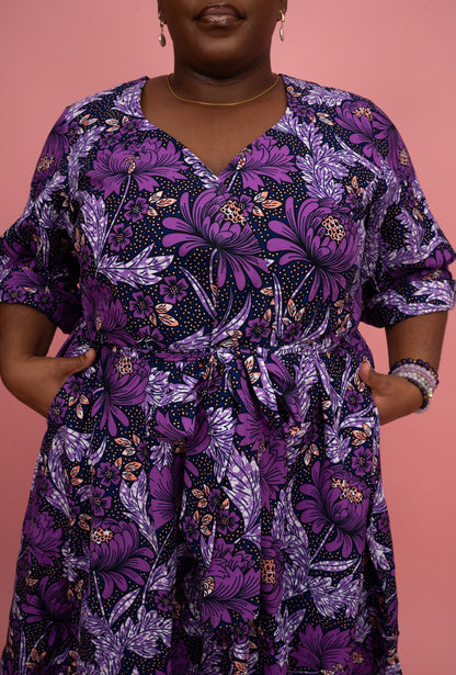 Nandi - Robe Wax Longueur Mini