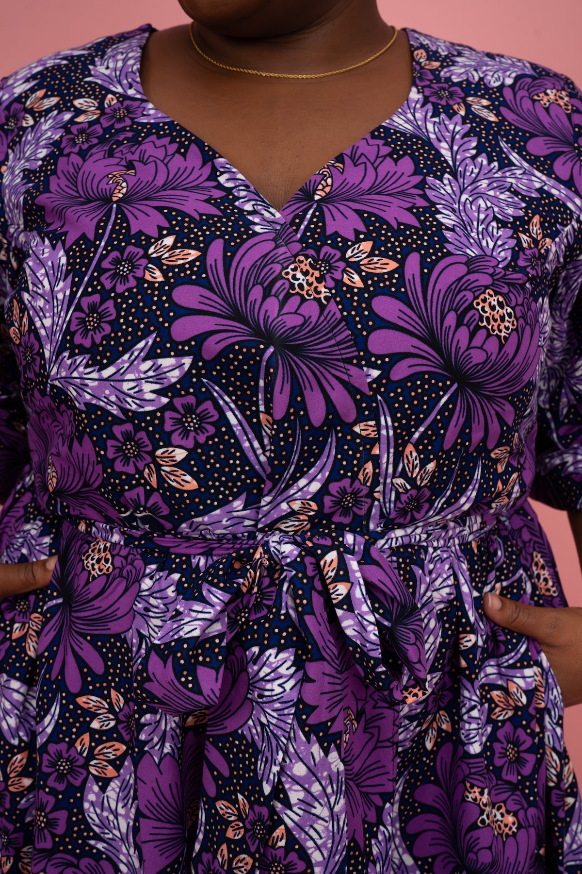 Nandi - Robe Wax Longueur Maxi
