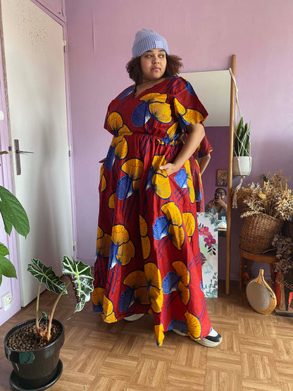 Diorinda - Robe Wax Longueur Maxi