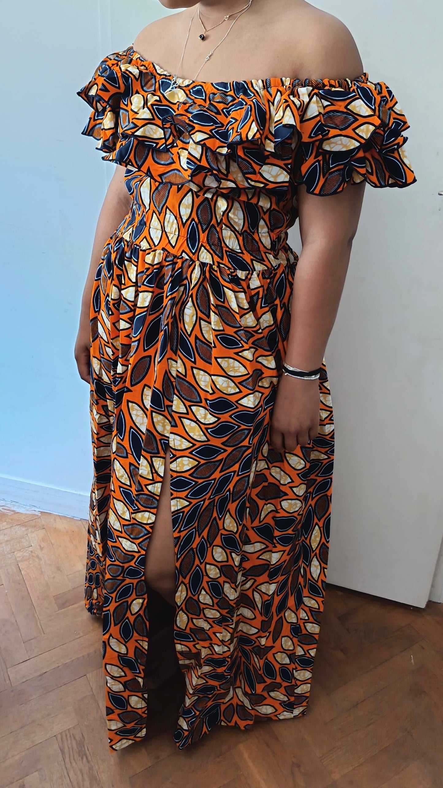 Robe Aïcha - Imprimé Bingo - Longueur Maxi - Taille 36/38